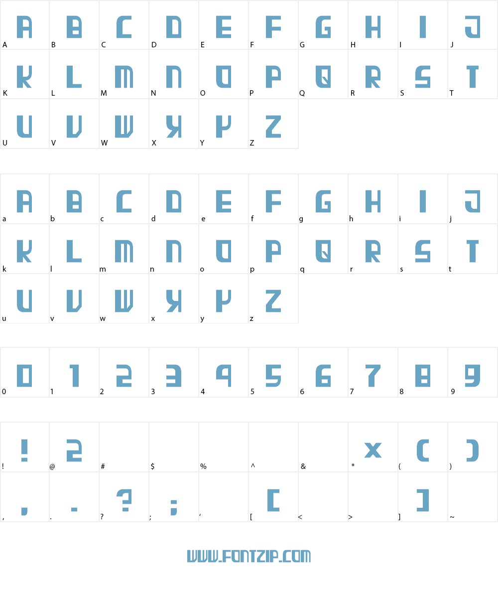 TPF Elephant Font Character